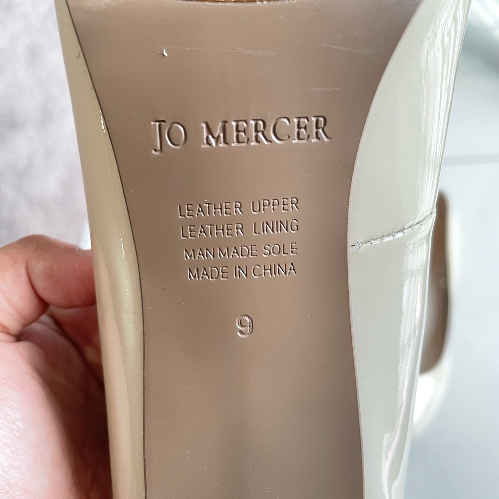 Jo Mercer Marcy Mid Heels Leather Shoes - Picture 6 of 6